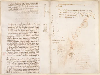 Arundel 263, F.277V, F.272 Noter og skitser på mekanik, fra 