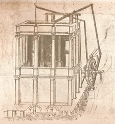 Tegning af projekter til slotte og villaer, c1472-c1519 1883