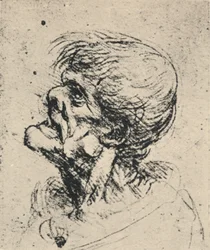 Grotesk profil til venstre, c1480 1945