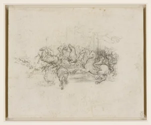 Leonardo da Vinci - RCIN 912339, En kavalkade ca. 1503-4