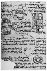 Skitse til Romorantin Castle, 1517-1518 1954.