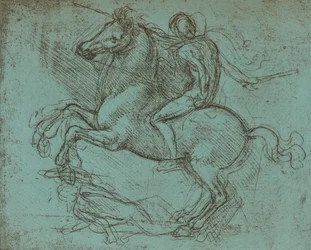 Studie til Sforza-monumentet, c1482-c1499 1883