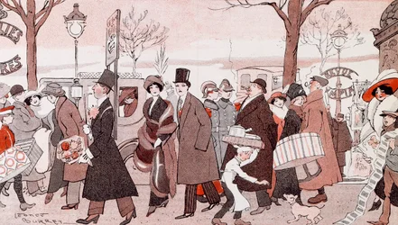 The Boulevard, af Leonce Burret