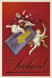 Reklameplakat for Milka-chokolade fra Suchard, 1925