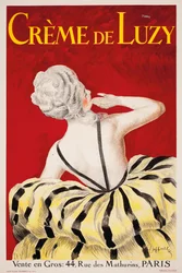 "Creme de Luzy", en reklameplakat for det parisiske kosmetikfirma Luzy, 1919