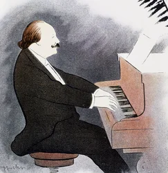 Jules Massenet ved klaveret
