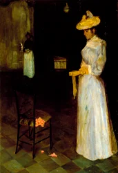 Lady in an Interior, af Leonetto Cappiello