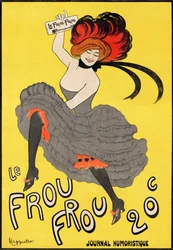 Le Frou Frou-plakat af Leonetto Cappiello