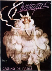 Mistinguett (Mistinguette) på Casino de Paris, plakat af Leonetto Cappiello (1875-1942)
