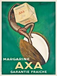 Plakat, der reklamerer for Axa margarine, 1931