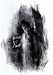 Illustration til dramaet Maskeraden af M. Lermontov, 1891