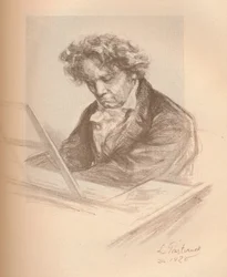 Portræt af Beethoven, 1920