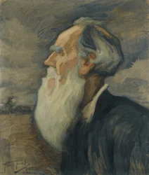 Portræt af Leo Tolstoj
