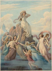 Berglied Mountain Song efter Friedrich Schiller, 1881.