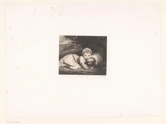 Prinsesse Sophia Matilda af Gloucester med sin hund