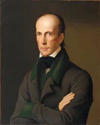 Portræt af ærkehertug Johannes af Østrig (1782-1859), af Kupelwieser, Leopold (1796-1862). Olie på lærred