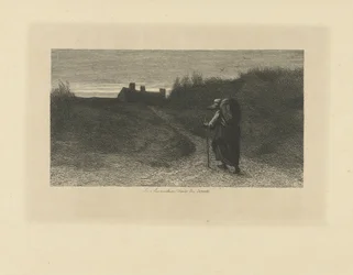 Vandrer i et klitlandskab