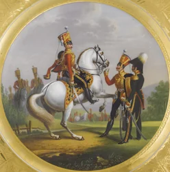 Overofficer og underofficer ved Livgardens Husarregiment, 1829