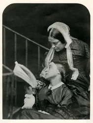 Christina Rossetti og hendes mor Frances Rossetti, 1863, 1948.