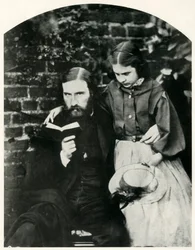 George Macdonald og hans datter Lilia Scott MacDonald, c1863, 1948.