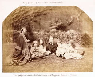 Portræt af MacDonald-familien med Lewis Carroll, 1863