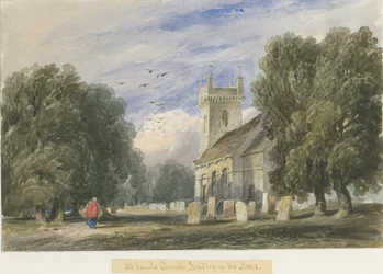 Kirken i Bradley-in-the-Moors, uden dato [ca. 1830-1840]