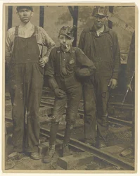[Tre minearbejdere (S. Pittston, Pennsylvania)]
