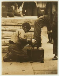 Skopudser i Bowery, New York, 1910