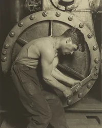 Mekaniker og damppumpe, 1921