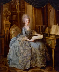 La Petite Reine eller Portræt af Madame Sophie, ca. 1770-74 (olie på lærred)