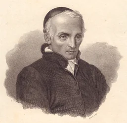Portræt af den italienske religiøse og teolog Ottavio Giovanni Battista Assarotti (1753-1829), kobberstik af Bonaldi