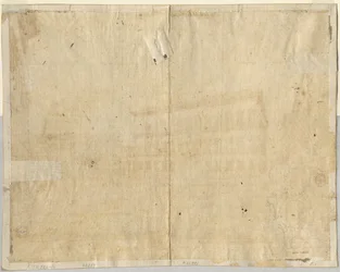 Cartouche verso, 1664.