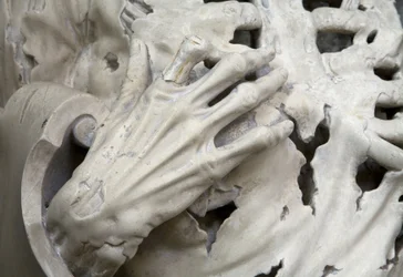 Skelet, eller Skelettet, detalje