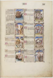 Bible moralisée, Noahs liv, folio 5r