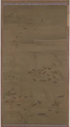 Gæs nedstigende på Sands, Ming-dynastiet, 1621.