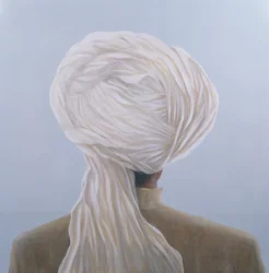 Hvid turban