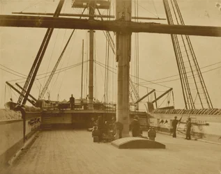 Quarterdeck af HMS "Impregnable"