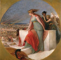 Battle Scene, ca. 1890 (olie på lærred)
