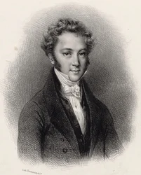 Portræt af pianist og komponist Ignaz Moscheles 1794-1870, ca. 1830.