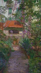 Triptykonen eller haven i blomst (sidepanel) (1907)