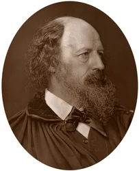 Alfred Tennyson, DCL, FRS, engelsk digterpristager, 1883.