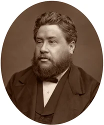 Pastor Charles Haddon Spurgeon, præst for Metropolitan Tabernacle, 1880.