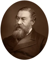 Sir Samuel White Baker, afrikansk opdagelsesrejsende, 1880.