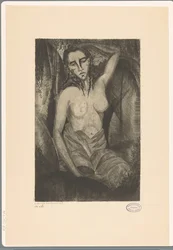 siddende kvinde Femme assise (original titel)