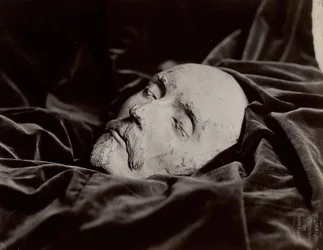[Death Mask of William Shakespeare], ca. 1865 (albumin sølvtryk)