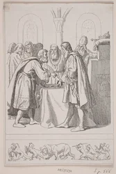 Illustration til "Kristoffer den anden. Rigets fuldkomne Opløsning"