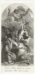 Sts Joachim og Anna med Gud Faderen og Jomfruen Sankt Anna og Joachim med Maria og Gud Fader