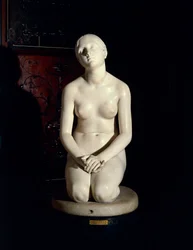 Tillid til Gud, af Lorenzo Bartolini (1777-1850), marmorstatue