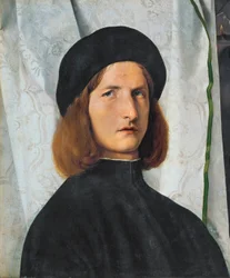 Portrait of young man with lamp, 1508dani