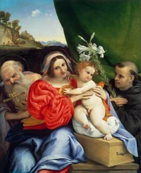 Jomfruen og barnet med de hellige Hieronymus og Nikolaus af Tolentino